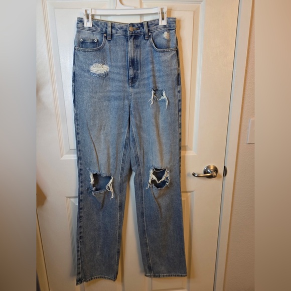 PacSun Light Indigo Ripped '90s Boyfriend Jeans Women’s Size 27 - Picture 8 of 8
